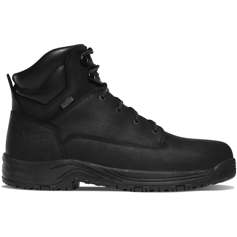 Black Danner Caliper Men's Work Boots | BJUE12874