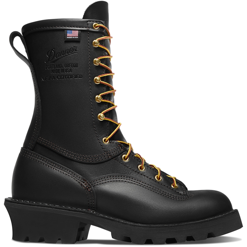 Black Danner Flashpoint II Men's Work Boots | NUKT52104