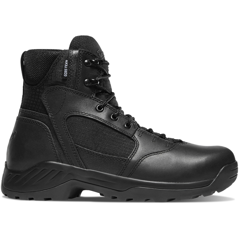 Black Danner Kinetic Men's Tactical Boots | PSTV06132