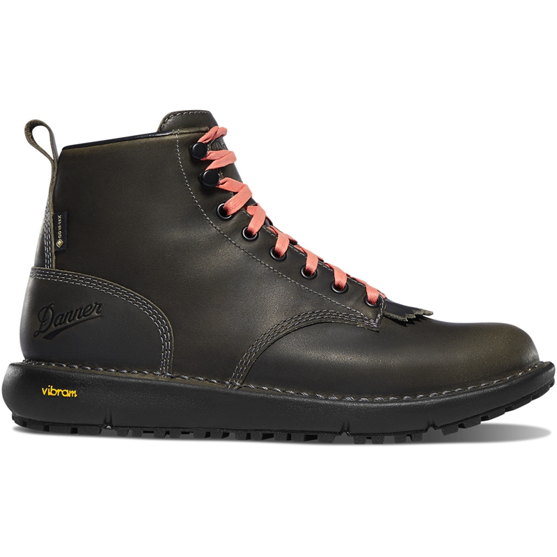 Black Danner Logger 917 GTX Women's Combat Boots | ZMDH76412