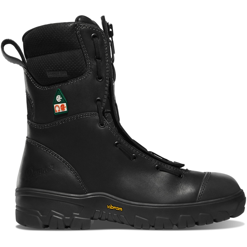 Black Danner Modern Firefighter Men's Work Boots | GFRS86421