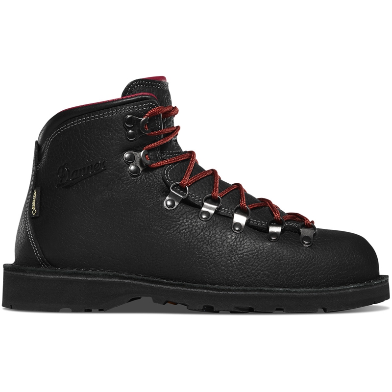 Black Danner Mountain Pass Men's Hiking Boots | AILB59643