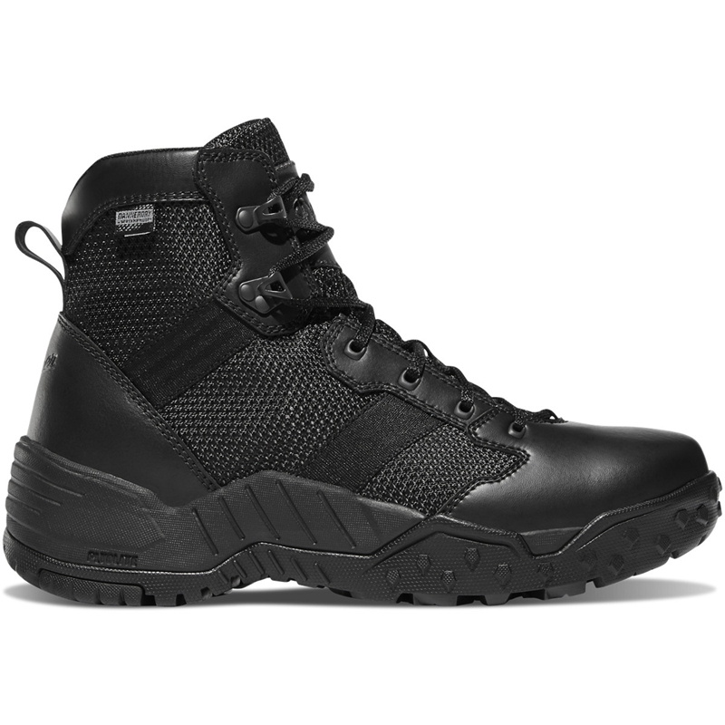 Black Danner Scorch Side-Zip Men's Tactical Boots | MVEI56723