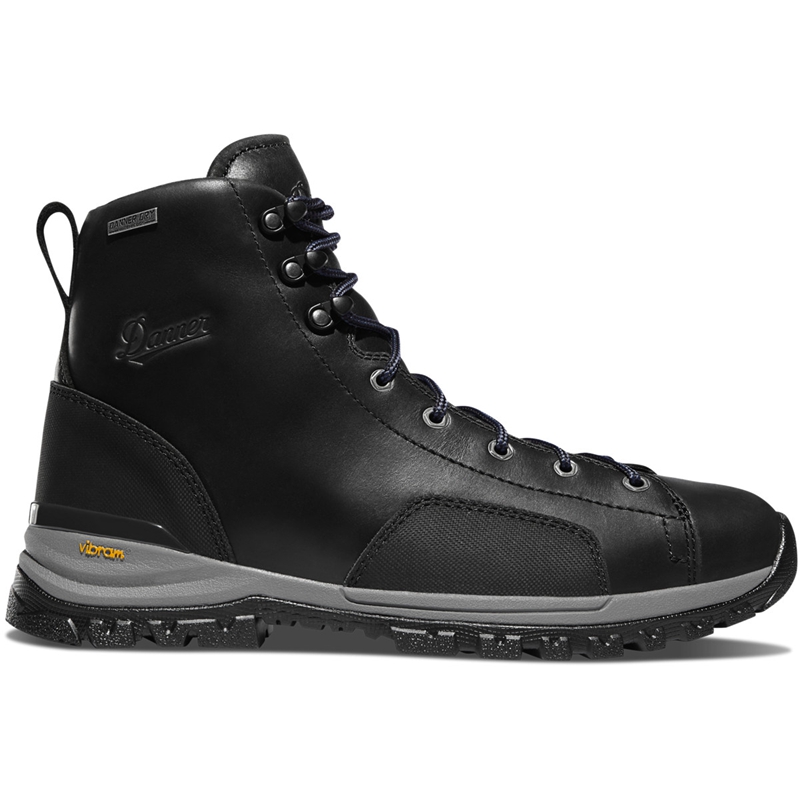 Black Danner Stronghold Men's Work Boots | ATNZ18546