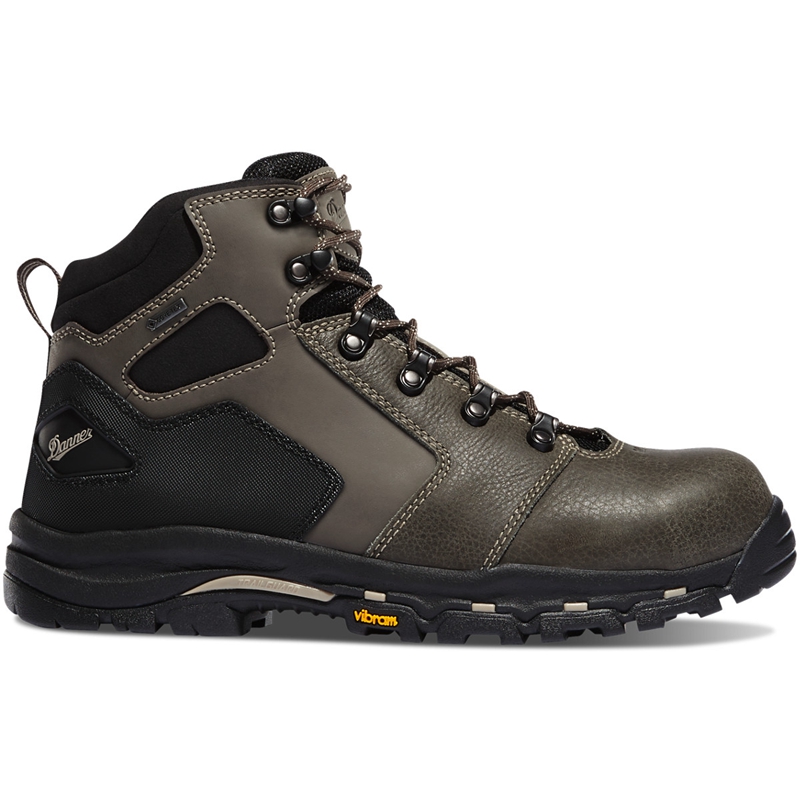 Black Danner Vicious Men's Work Boots | BETI16345