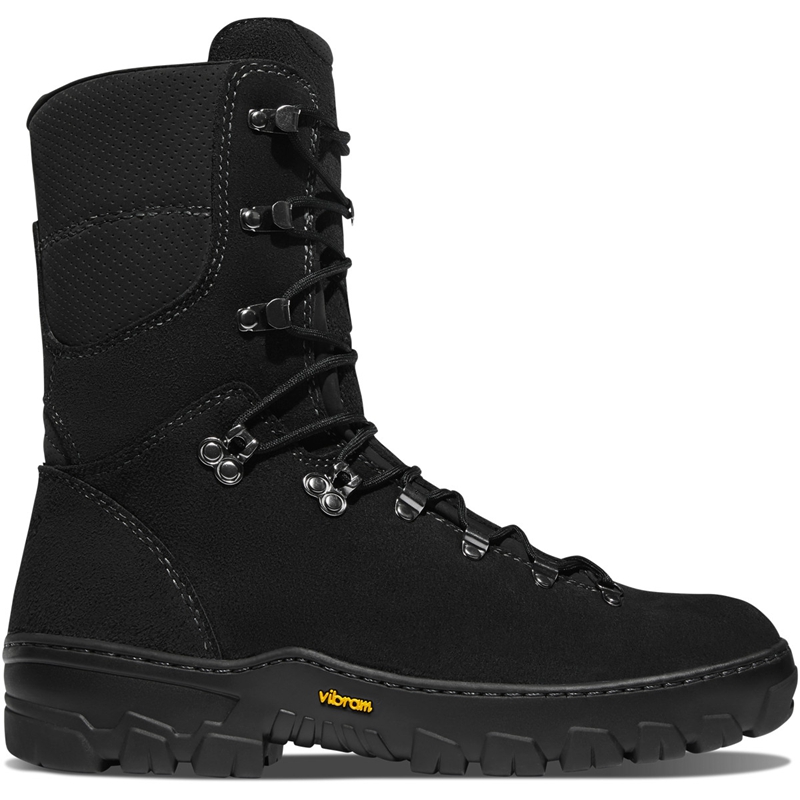 Black Danner Wildland Tactical Firefighter Men's Work Boots | DILK78950