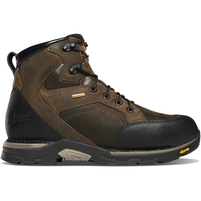 Brown Danner Crucial Men's Work Boots | LCHF03569