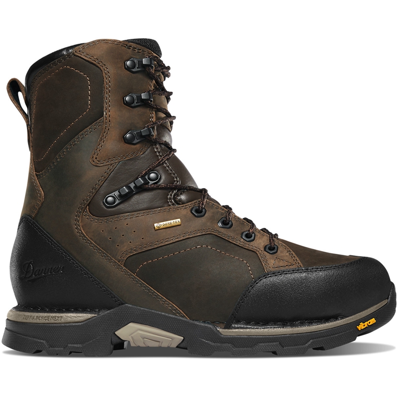 Brown Danner Crucial Men's Work Boots | WBHE38075