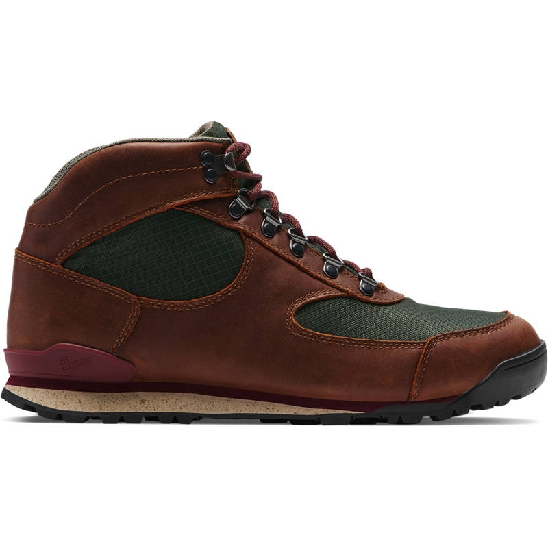 Brown Danner Jag Men's Work Boots | IQOK57043