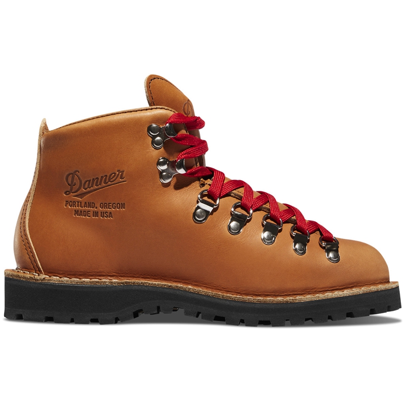 Brown Danner Mountain Light Women's Combat Boots | AYZH82675