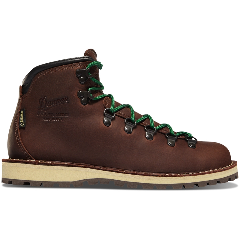 Brown Danner Mountain Pass Women's Combat Boots | AGVI78430