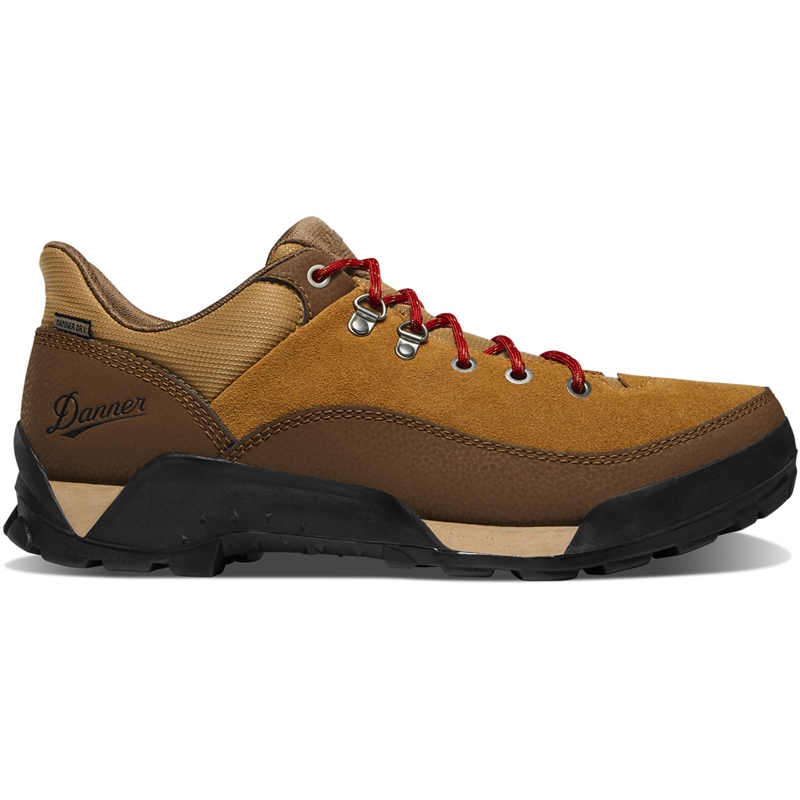 Brown / Red Danner Panorama Low Men's Hiking Boots | ALVE56183