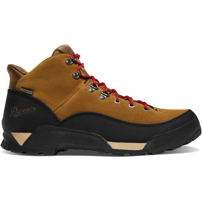 Brown / Red Danner Panorama Men's Hiking Boots | BVDX23679