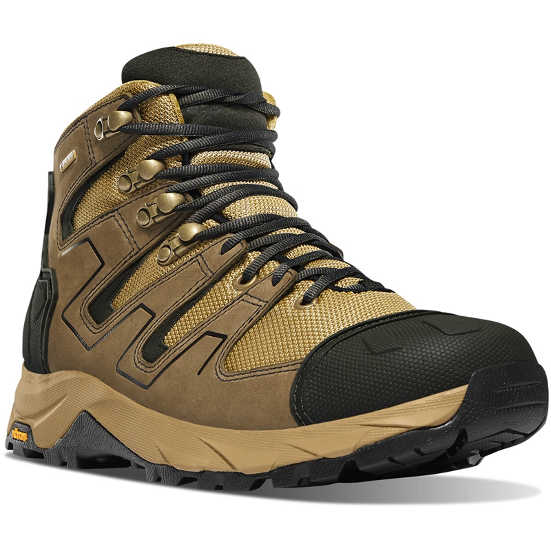 Black / Brown / Grey Danner Downrange Men's Military Boots | NORP73659