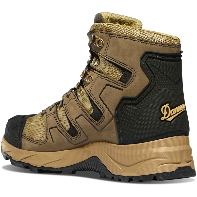 Black / Brown / Grey Danner Downrange Men's Military Boots | NORP73659