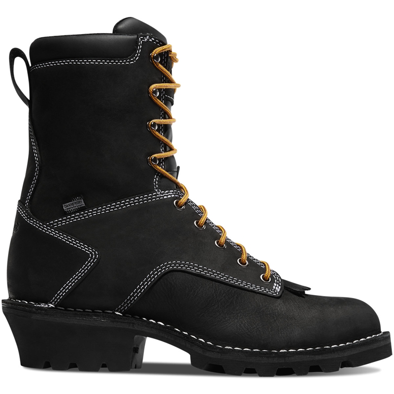 Black Danner Danner Logger Men\'s Work Boots | DSJU26509