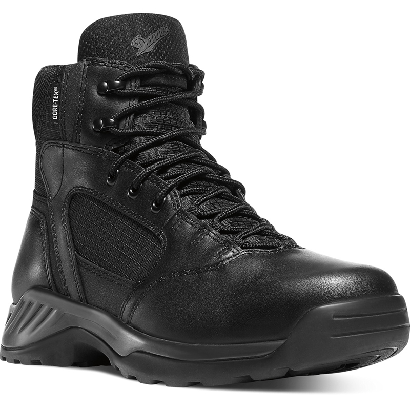 Black Danner Kinetic Men's Tactical Boots | PSTV06132