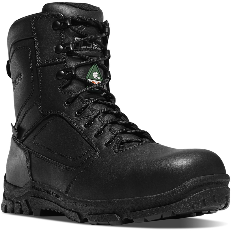 Black Danner Lookout EMS/CSA Men's Tactical Boots | PHWQ10983