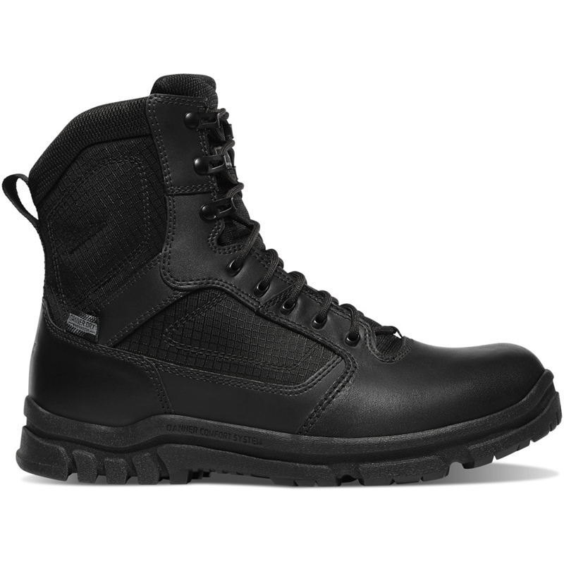 Black Danner Lookout Men\'s Tactical Boots | VEJW29760