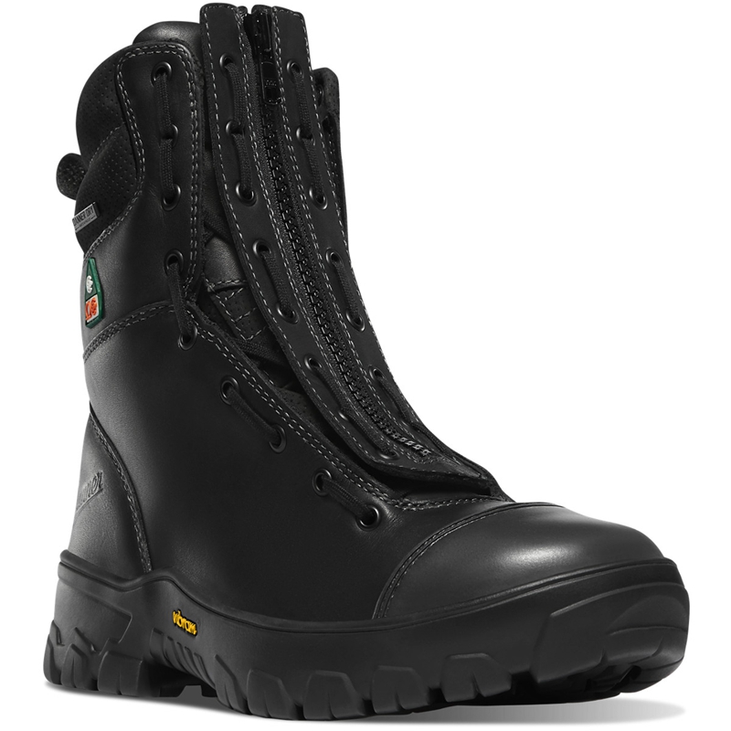 Black Danner Modern Firefighter Men's Work Boots | GFRS86421