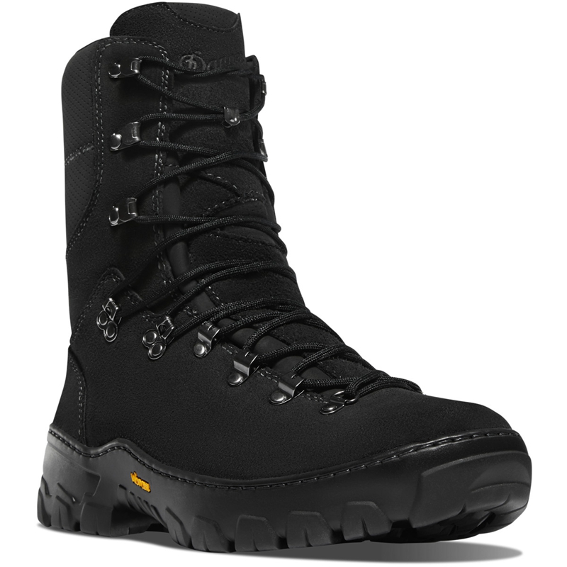 Black Danner Wildland Tactical Firefighter Men's Work Boots | DILK78950