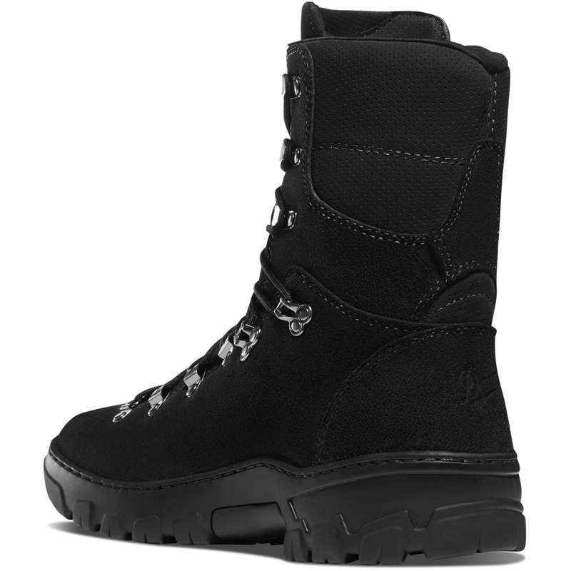 Black Danner Wildland Tactical Firefighter Men's Work Boots | DILK78950