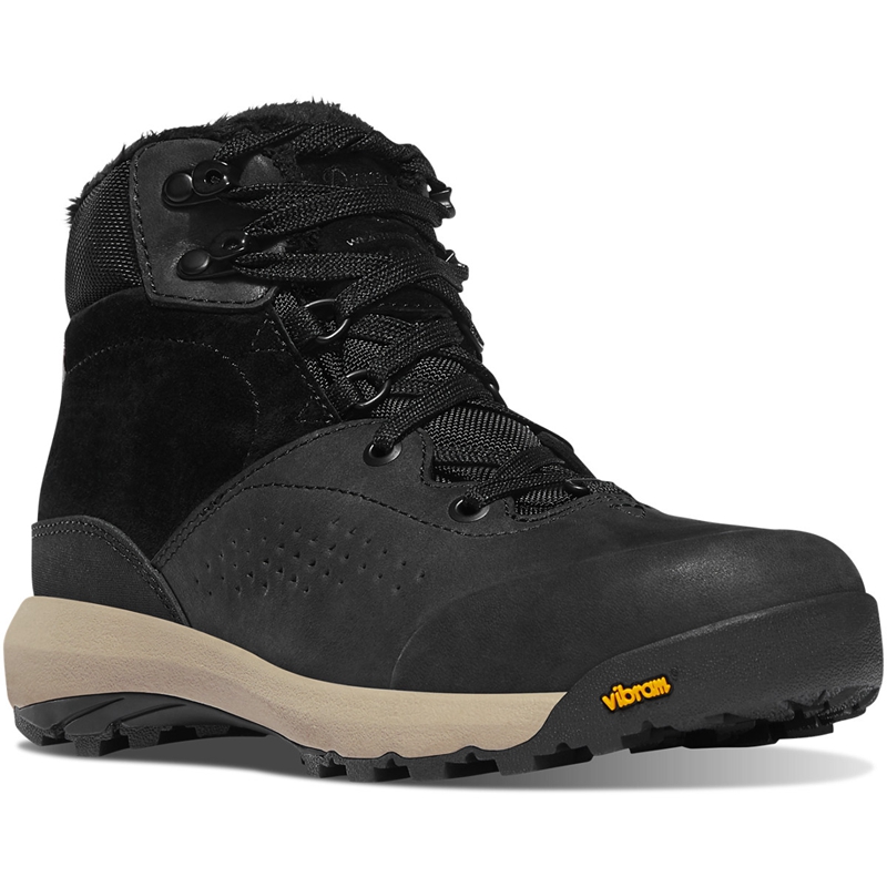 Black / Grey Danner Inquire Mid Insulated Women's Combat Boots | QGTV08163