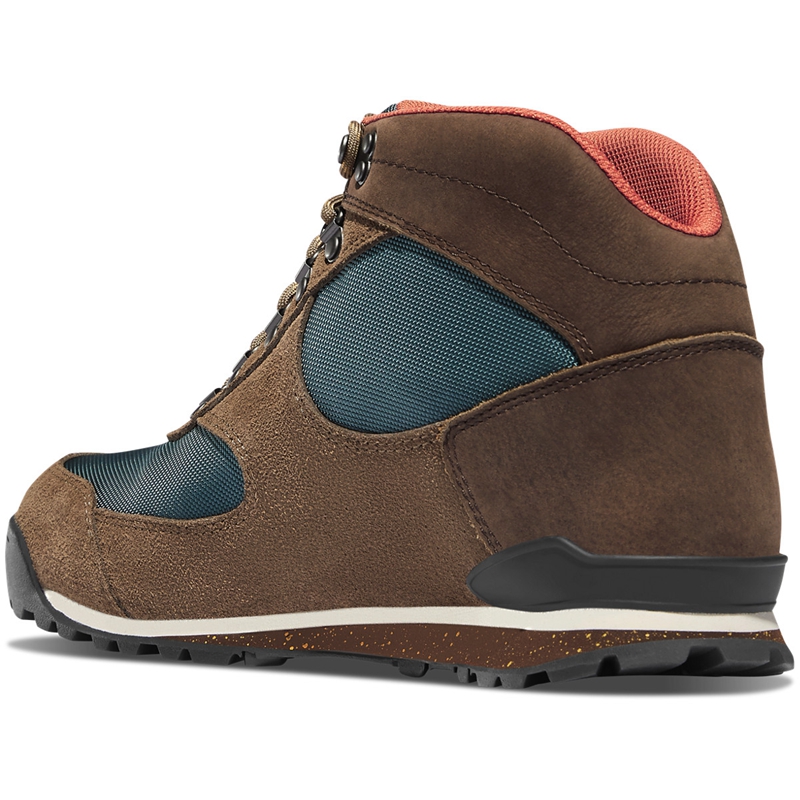 Brown / Blue Danner Jag Dry Weather Men's Work Boots | SJAT32564