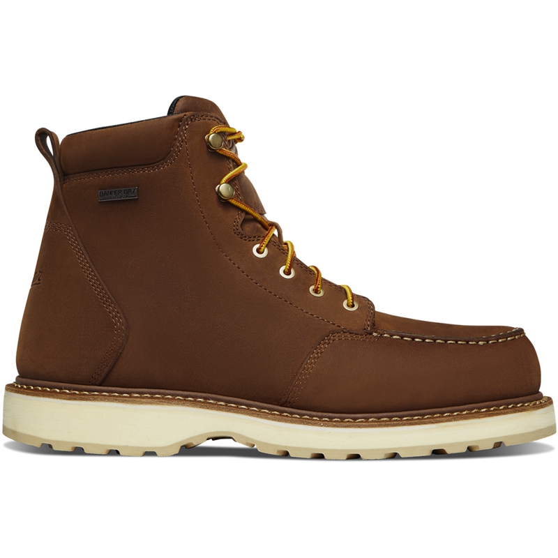 Brown Danner Cedar River Men\'s Work Boots | XVOR29541