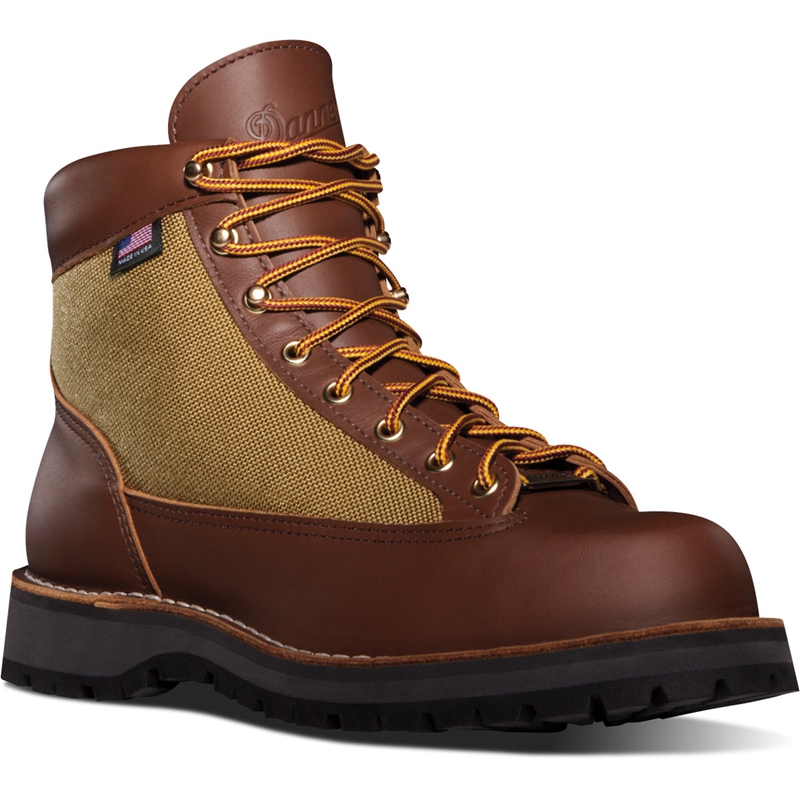 Brown Danner Danner Light Men's Hiking Boots | LFTN76025