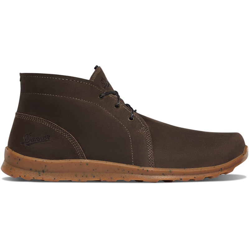 Brown Danner Forest Chukka Men\'s Hiking Boots | SHWQ73195