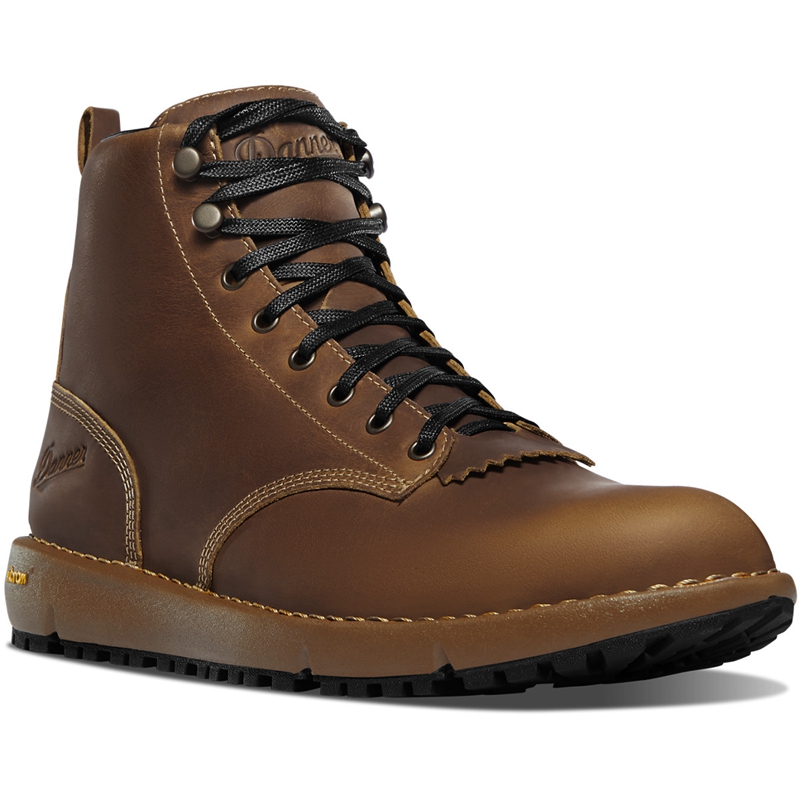 Brown Danner Logger 917 Men's Hiking Boots | CHTG25931