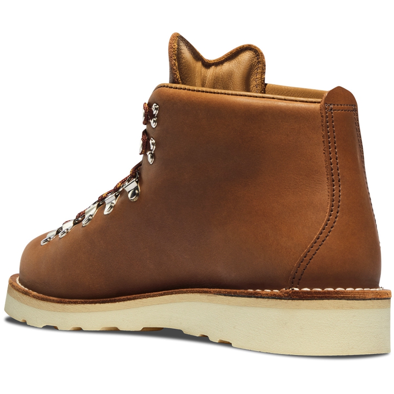 Brown Danner Mountain Light Women's Combat Boots | ELWZ17642