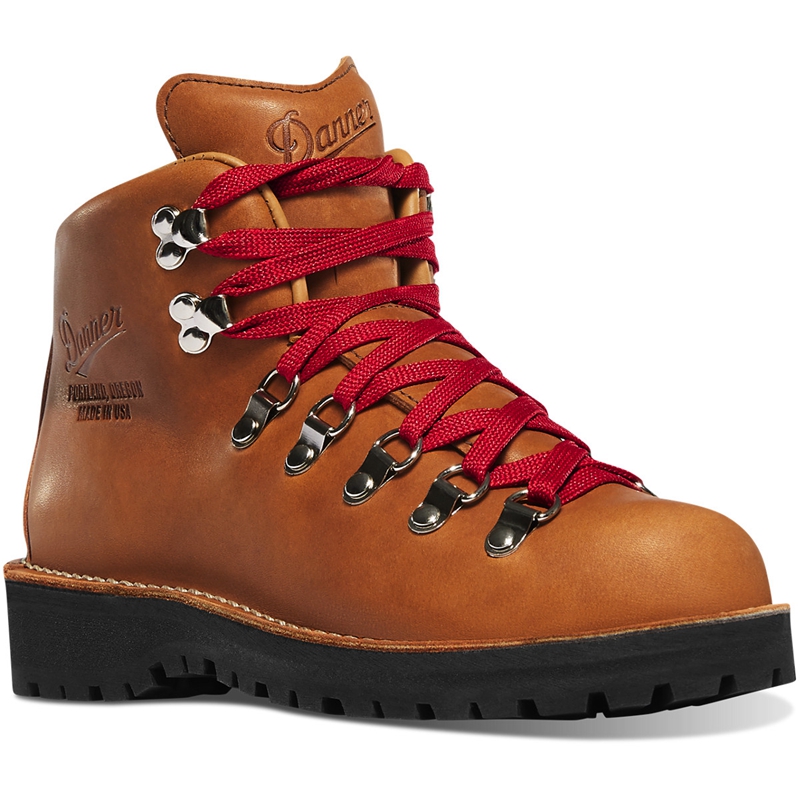 Brown Danner Mountain Light Women's Combat Boots | KLZR59247