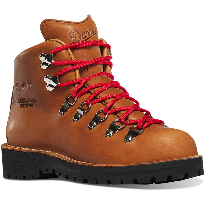 Brown Danner Mountain Light Women's Combat Boots | KLZR59247