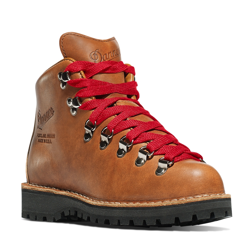 Brown Danner Mountain Light Women's Hiking Boots | HTNJ46781