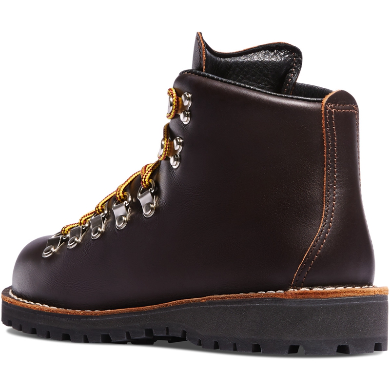 Brown Danner Mountain Light Women's Work Boots | CAMQ65134