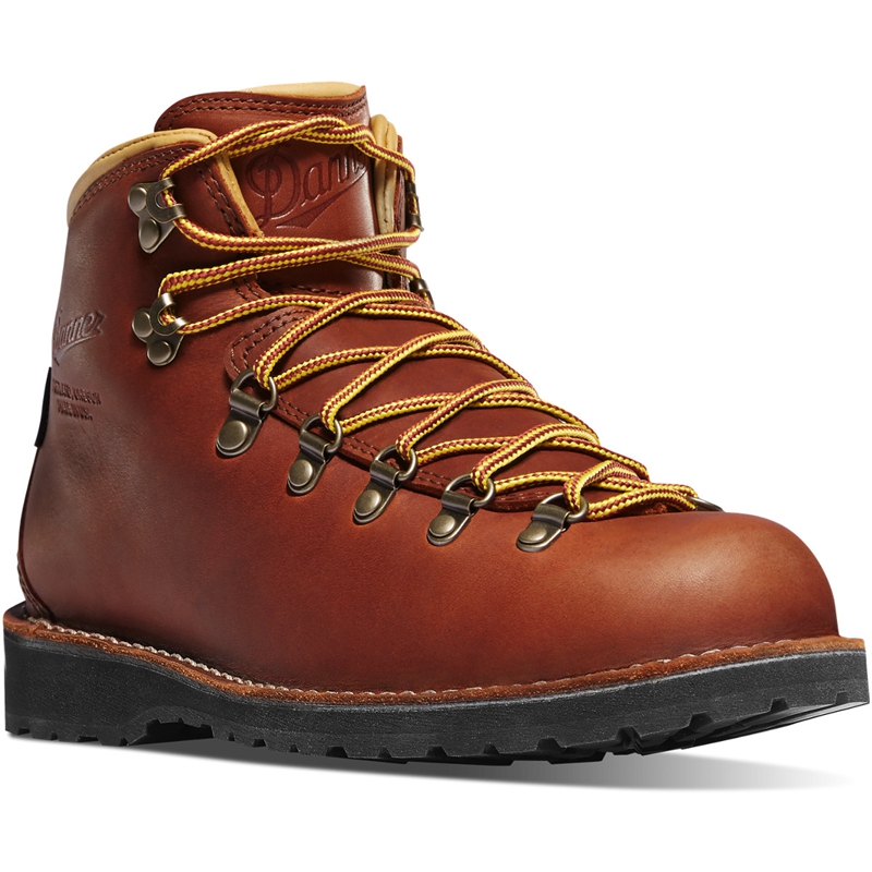 Brown Danner Mountain Pass Women's Hiking Boots | VAGK92641