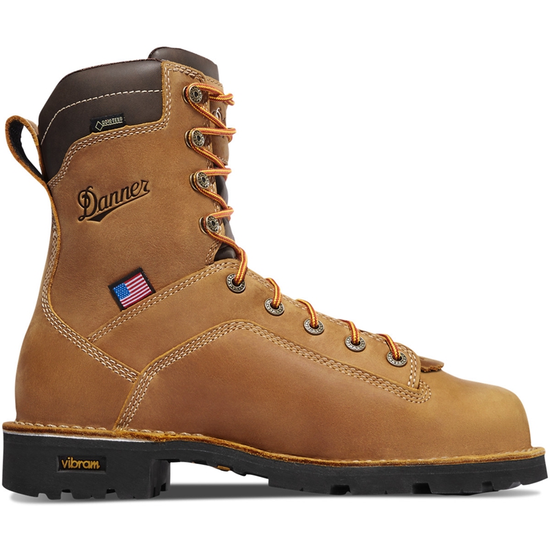 Brown Danner Quarry USA Men\'s Work Boots | FSBK30716