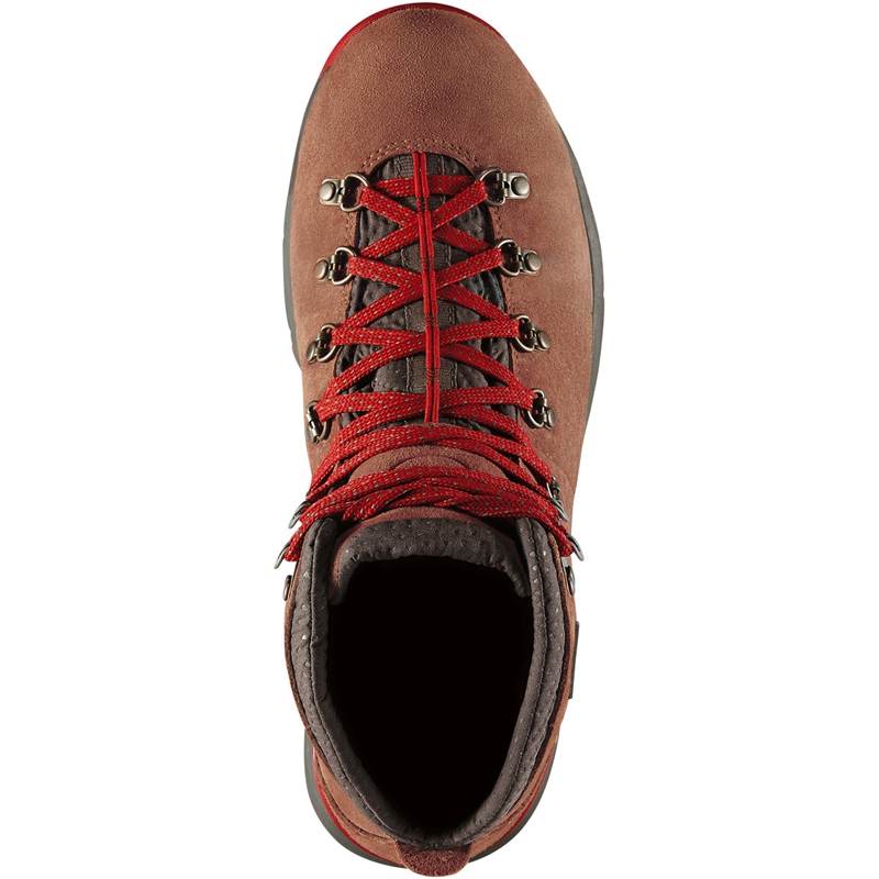 Brown / Red Danner Mountain 600 Women's Hiking Boots | OREV78401