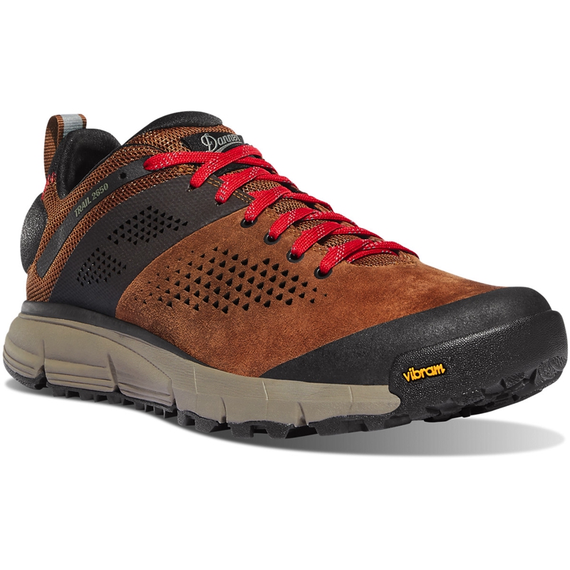 Brown / Red Danner Trail 2650 Men's Hiking Shoes | DSIU93750