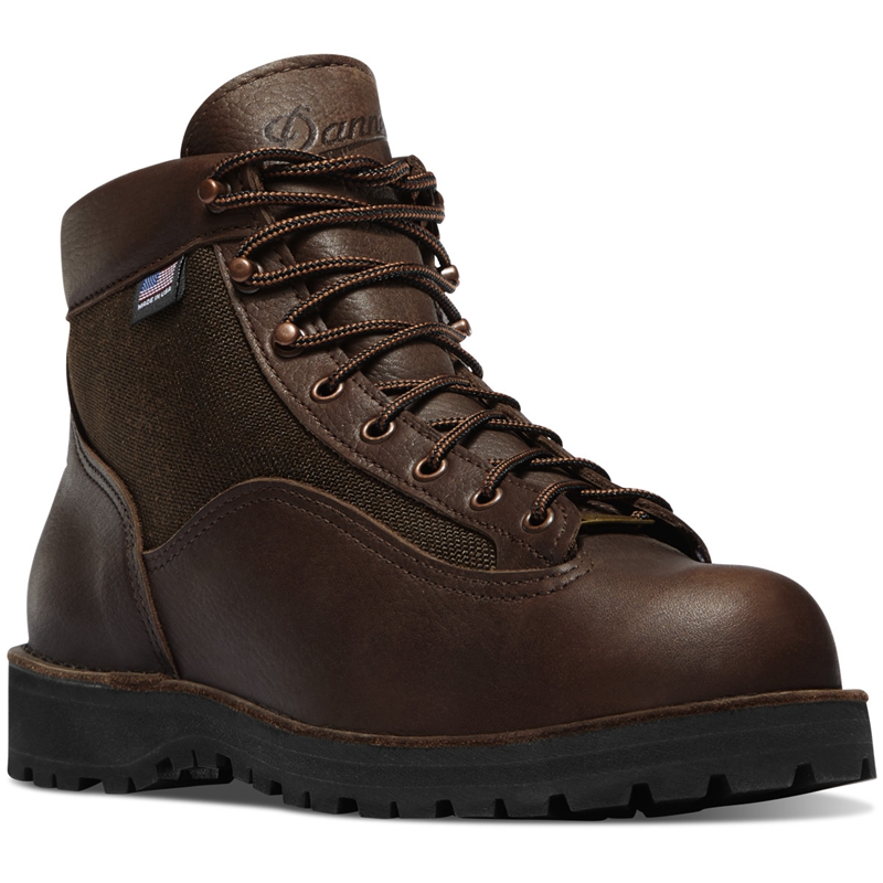 Chocolate Danner Danner Light II Men's Hiking Boots | KCQE85014