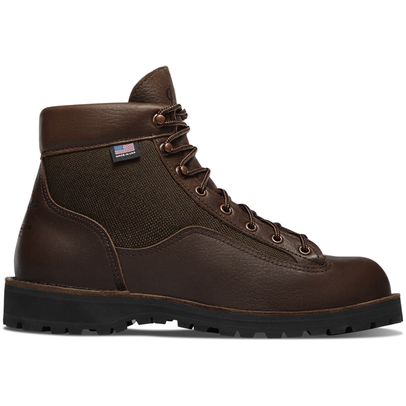 Chocolate Danner Danner Light II Men\'s Hiking Boots | KCQE85014