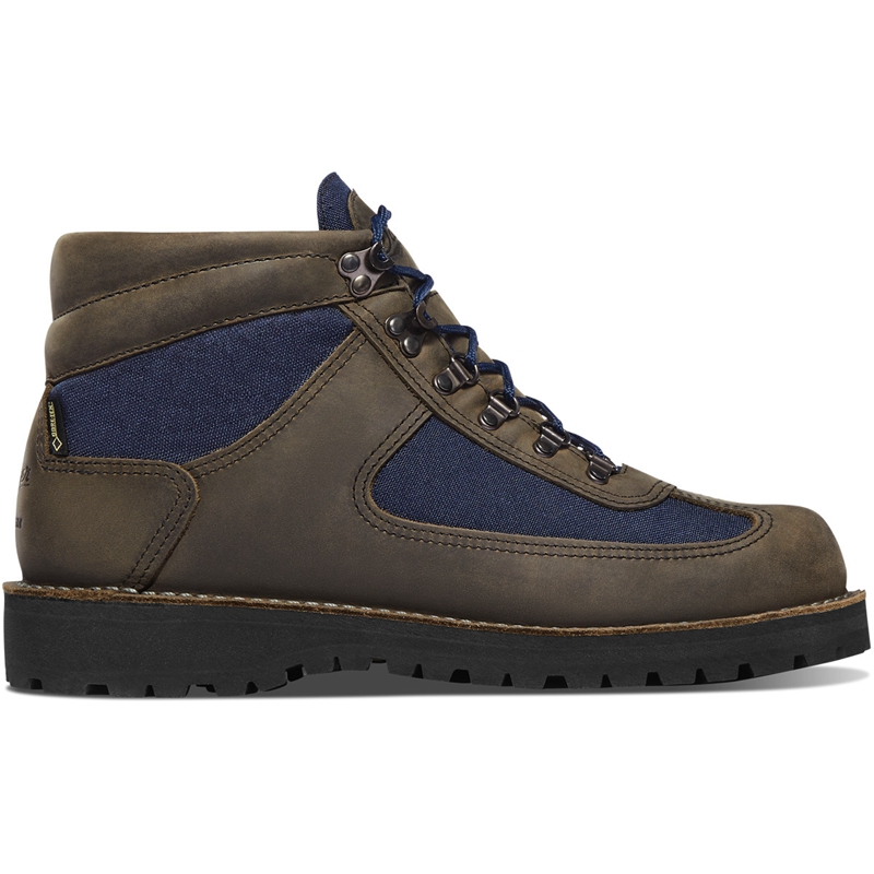 Grey Danner Feather Light Men\'s Work Boots | IDSB78612