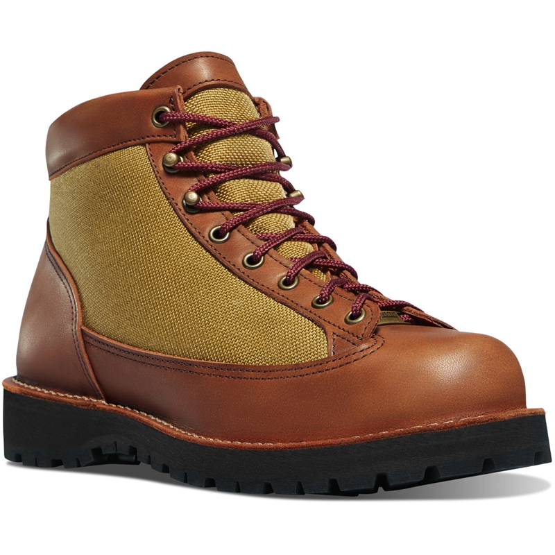 Khaki Danner Danner Light Revival Men's Work Boots | OWNY24530