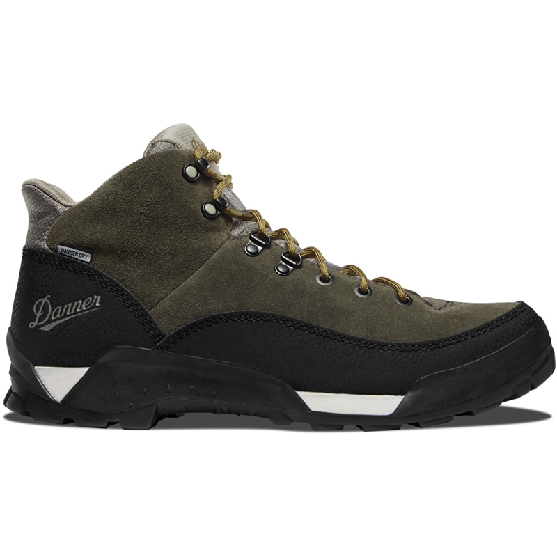 Olive Danner Panorama Men\'s Hiking Boots | LNYS94053