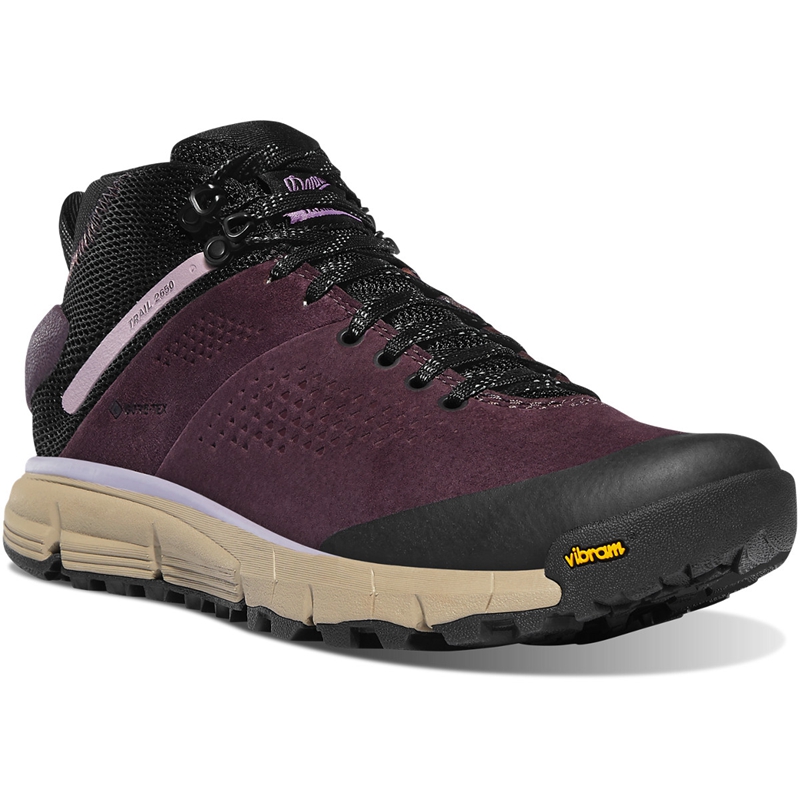 Purple Danner Trail 2650 GTX Mid Women's Combat Boots | ODXK15630